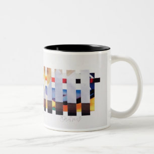 Spalte 18 zweifarbige tasse