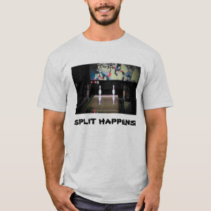 Spalte geschieht im Bowling T-Shirt