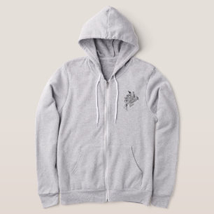 Spalten Abstrakte Stammes-Tätowierkunst Hoodie