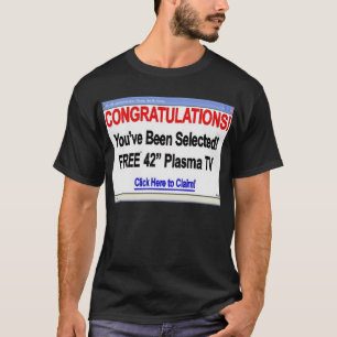 Spam auf einem T-Shirt