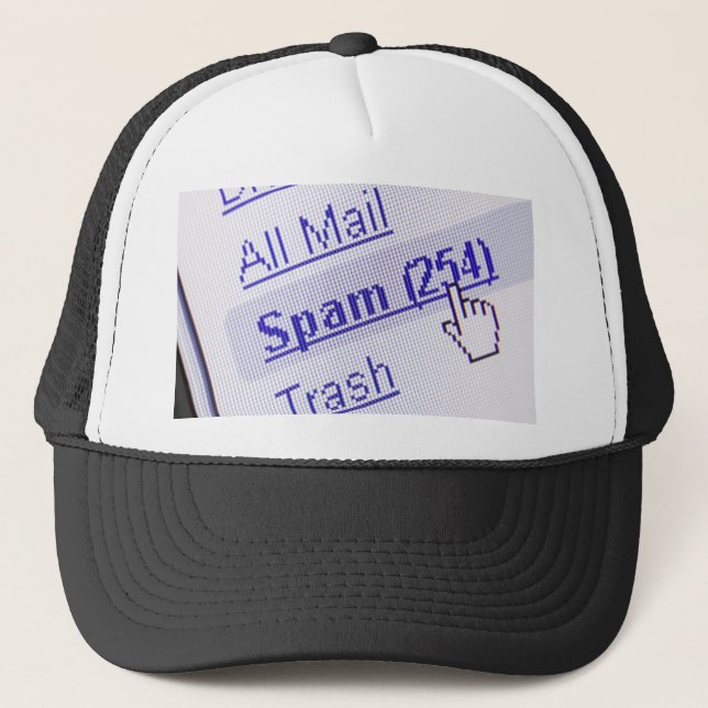 Spam im Briefkasten Truckerkappe (Vorderseite)