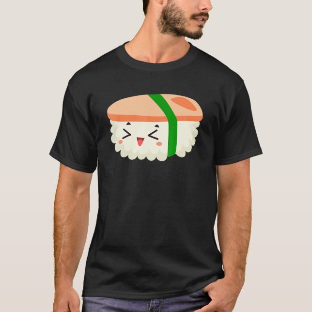 Spam Musubi Food Instruction Diagram Japanese Hawa T-Shirt (Vorderseite)