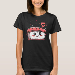Spam Musubi Food Instruction Diagramm Japanisch Ha T-Shirt