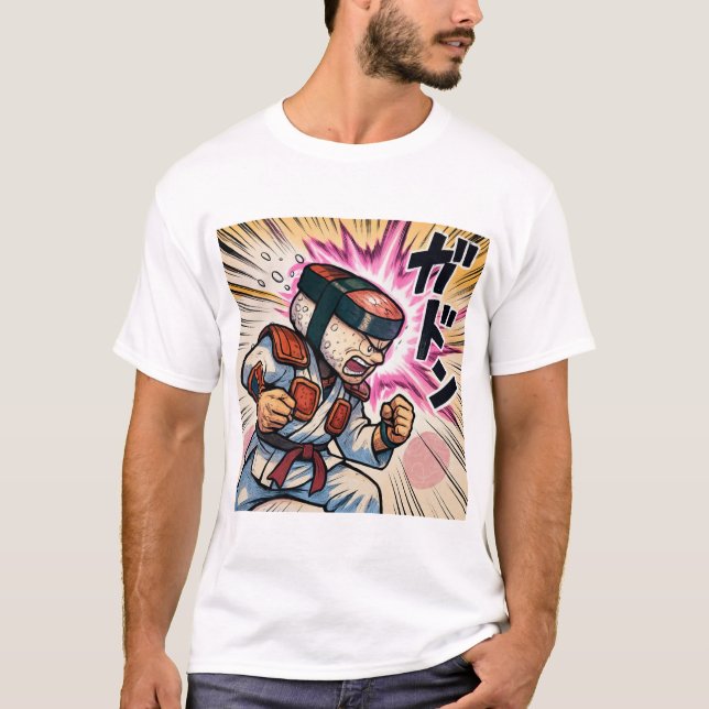 Spam-Musubi Samurai T-Shirt (Vorderseite)