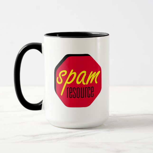 Spam Resource Kaffee-Tasse Tasse (Links)