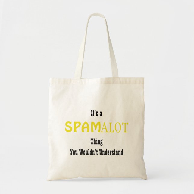 Spamalot Tote Bag Tragetasche (Vorne)