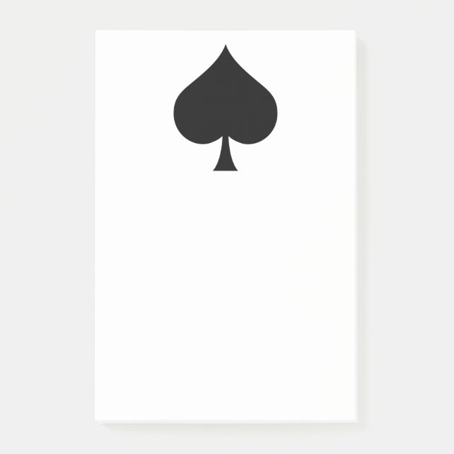 Span-Symbol Post-it Klebezettel (Vorderseite)