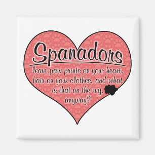 Spanador Tatze druckt Hunde Humor Magnet