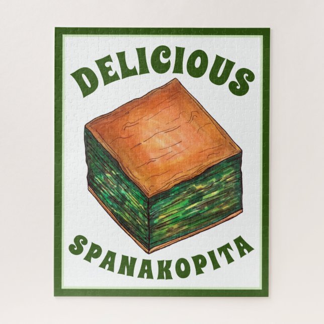 Spanakopita Griechisch Food Spinach Feta Phyllo Pi (Vertikal)