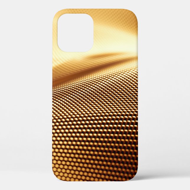 Spandrapery luxuriöser goldener Hintergrund. 3D-Kr Case-Mate iPhone Hülle (Rückseite)