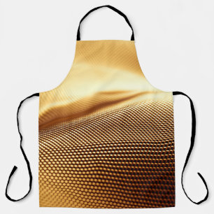 Spandrapery luxuriöser goldener Hintergrund. 3D-Kr Schürze