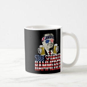 Spangled Hammered Präsident Donald Trump Beer Lieb Kaffeetasse