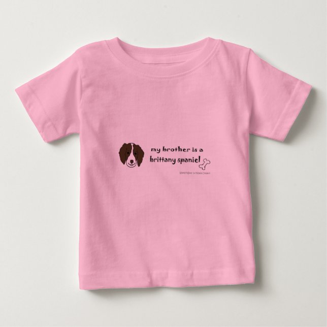 Spaniel Baby T-shirt (Vorderseite)