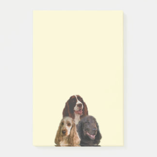 Spaniel-Liebe - Post-Itanmerkungen Post-it Klebezettel