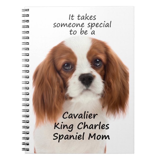 Spaniel Mom Notebook Notizblock (Vorderseite)