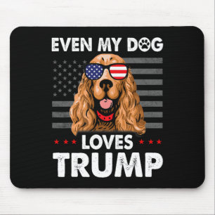 Spaniel sogar mein Hund Lieben Trump Funny Mousepad