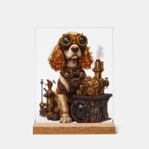 Spaniel Steampunk - Inventeur de chien victorien