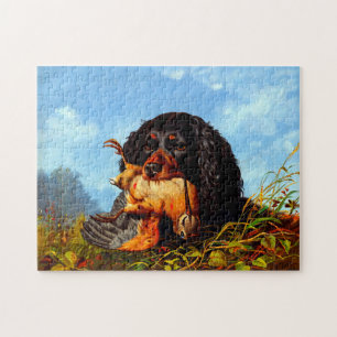 Spaniel und Woodcock Arthur Fitzwilliam Tait 1861