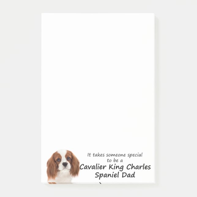 Spaniel Vater Post-It Notes Post-it Klebezettel (Vorderseite)