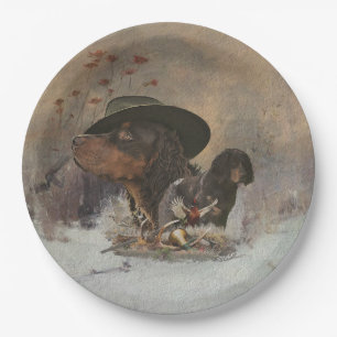Spaniel von Picardie, Jagdsaison Pappteller