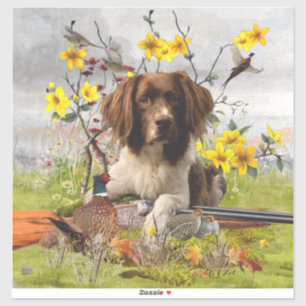 Spaniels "English Springer", Art Aufkleber