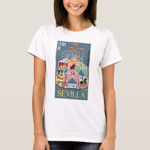 Spanien 1960 Sevilla-Festival-Plakat T-Shirt