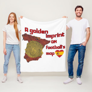 Spanien 2026 Weltmeister Fleece-Decke Fleecedecke