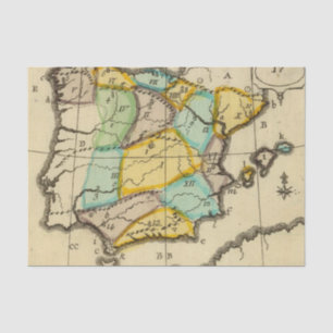 Spanien 4 seidenpapier