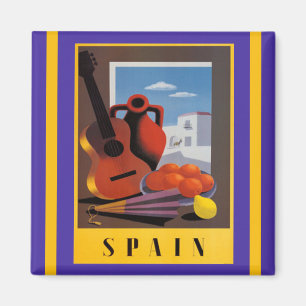 Spanien-Anzeige Vintager Magnet