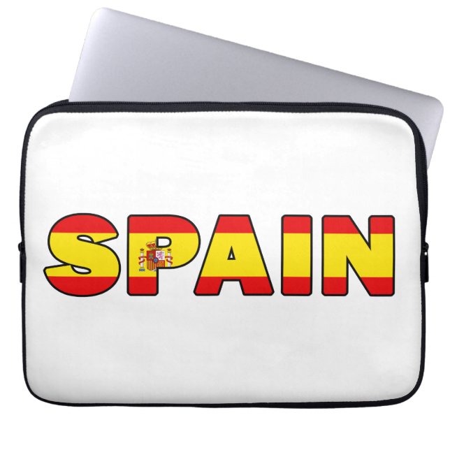 Spanien Ärmel Laptopschutzhülle (Vorderseite)