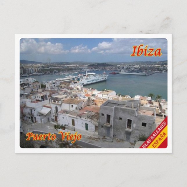 Spanien - Balearen - Ibiza - Eivissa - Postkarte (Vorderseite)