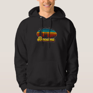 Spanien Barcelona Katalonien Besucher Spanisch Ret Hoodie
