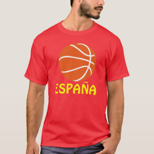 Spanien-Basketball T-Shirt