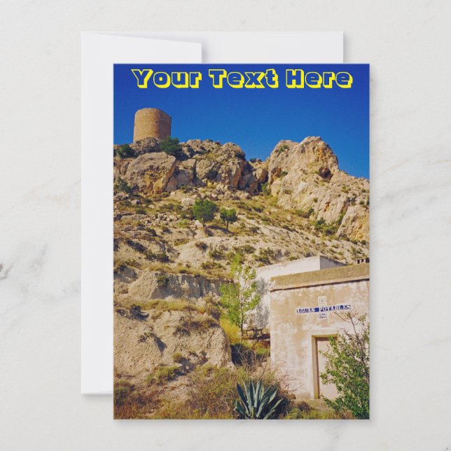 Spanien Burgkarte (Vorderseite)