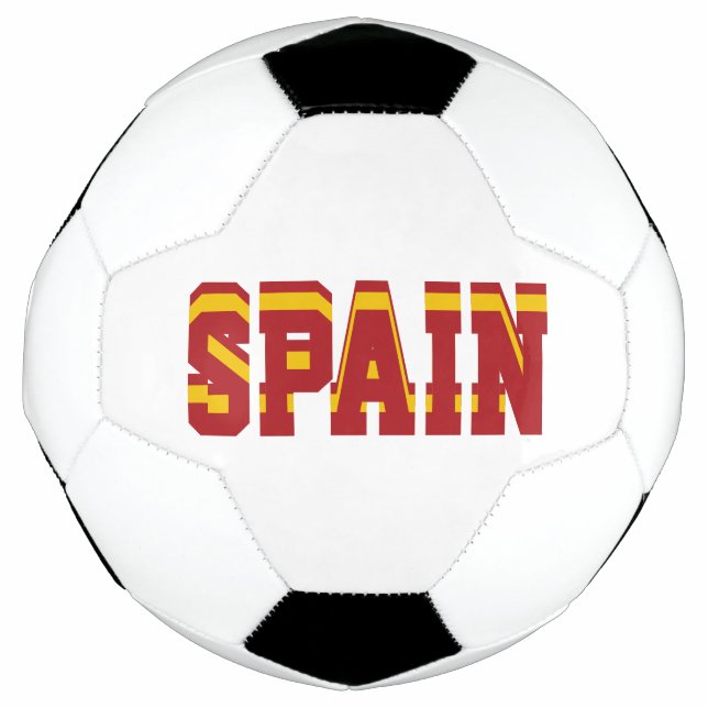 Spanien Champion Soccer Ball Spanische Flaggenfarb (Vorderseite)