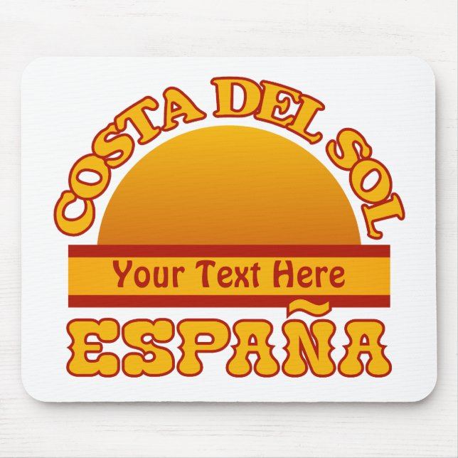 SPANIEN Costa Del Sol Zollmousepad Mousepad (Vorne)