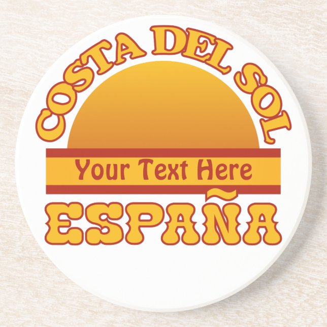 SPANIEN Costa Del Sol Zolltarif Untersetzer (Vorne)