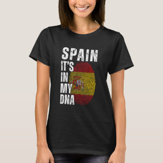 Spanien Es Ist In Meiner DNA Passende Spanische Mä T-Shirt