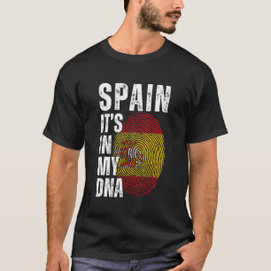 Spanien: Es liegt in meiner DNA, wenn ich Spanisch T-Shirt