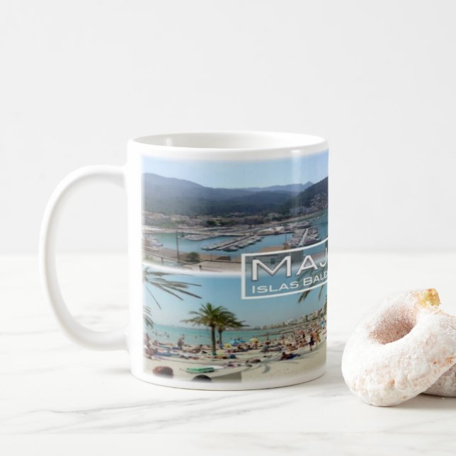Spanien - Espana - Balearen - Mallorca - Kaffeetasse (Mit Donut)
