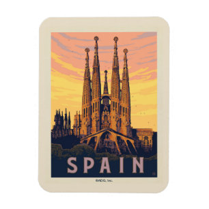 Spanien   Familia Sagrada Magnet