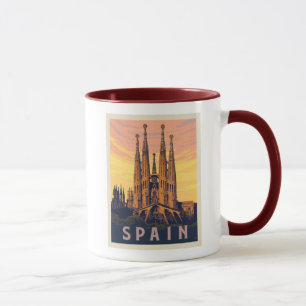 Spanien Familia Sagrada Tasse
