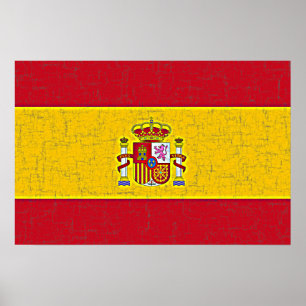 SPANIEN FLAG Poster