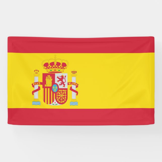 Spanien-Flagge Banner (Horizontal)