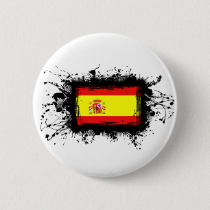 Spanien-Flagge Button