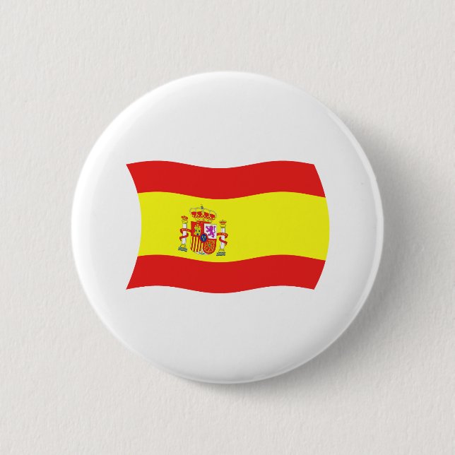 Spanien-Flagge-Button Button (Vorderseite)
