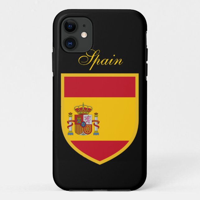Spanien-Flagge Case-Mate iPhone Hülle (Rückseite)