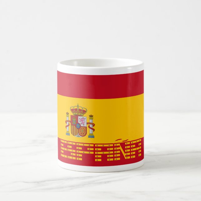 Spanien - Flagge/España - Bandera Kaffeetasse (Mittel)