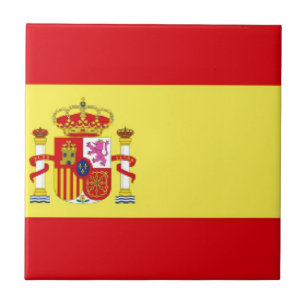 Spanien Flagge Fliese