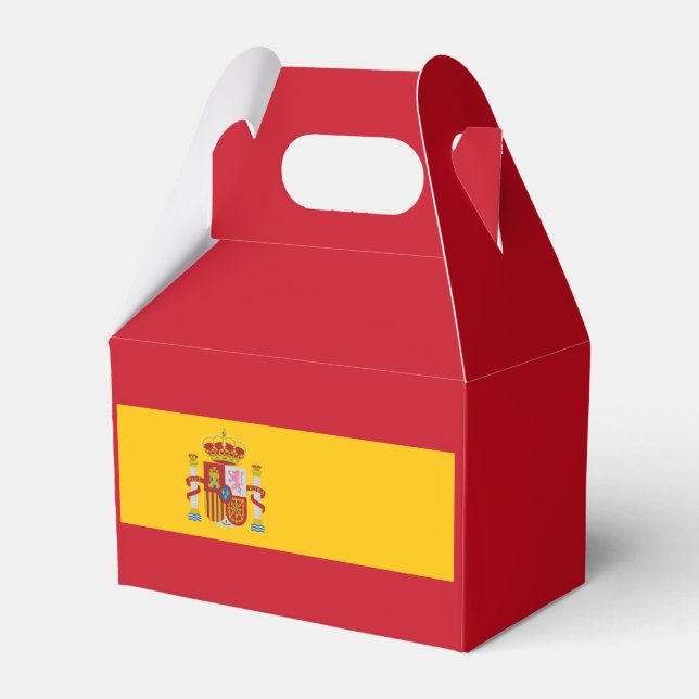 Spanien-Flagge - GefälligkeitsBox Geschenkschachtel (Vorderseite)